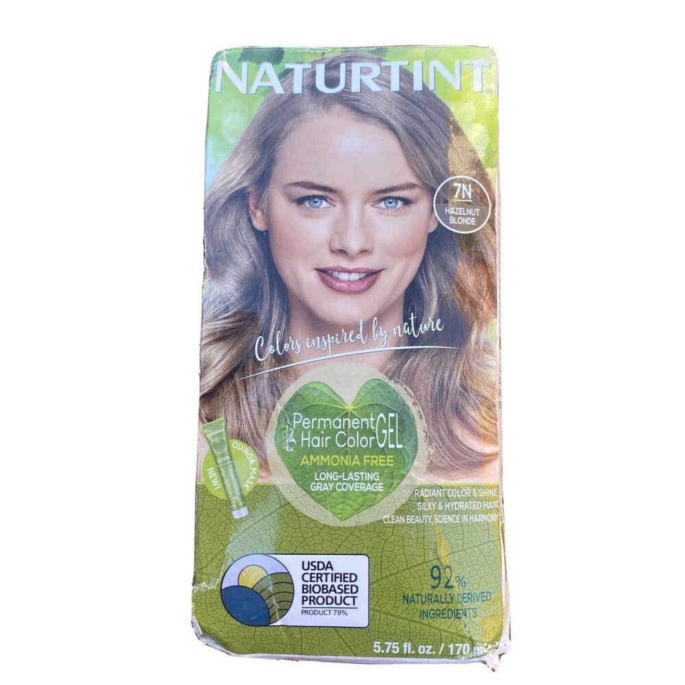 Naturtint Permanent Hair Color 7N Hazelnut Blonde New